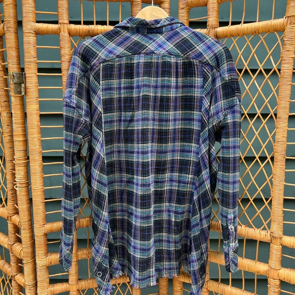 FREE PEOPLE Juniper Ridge button down plaid - Picture 9 of 9